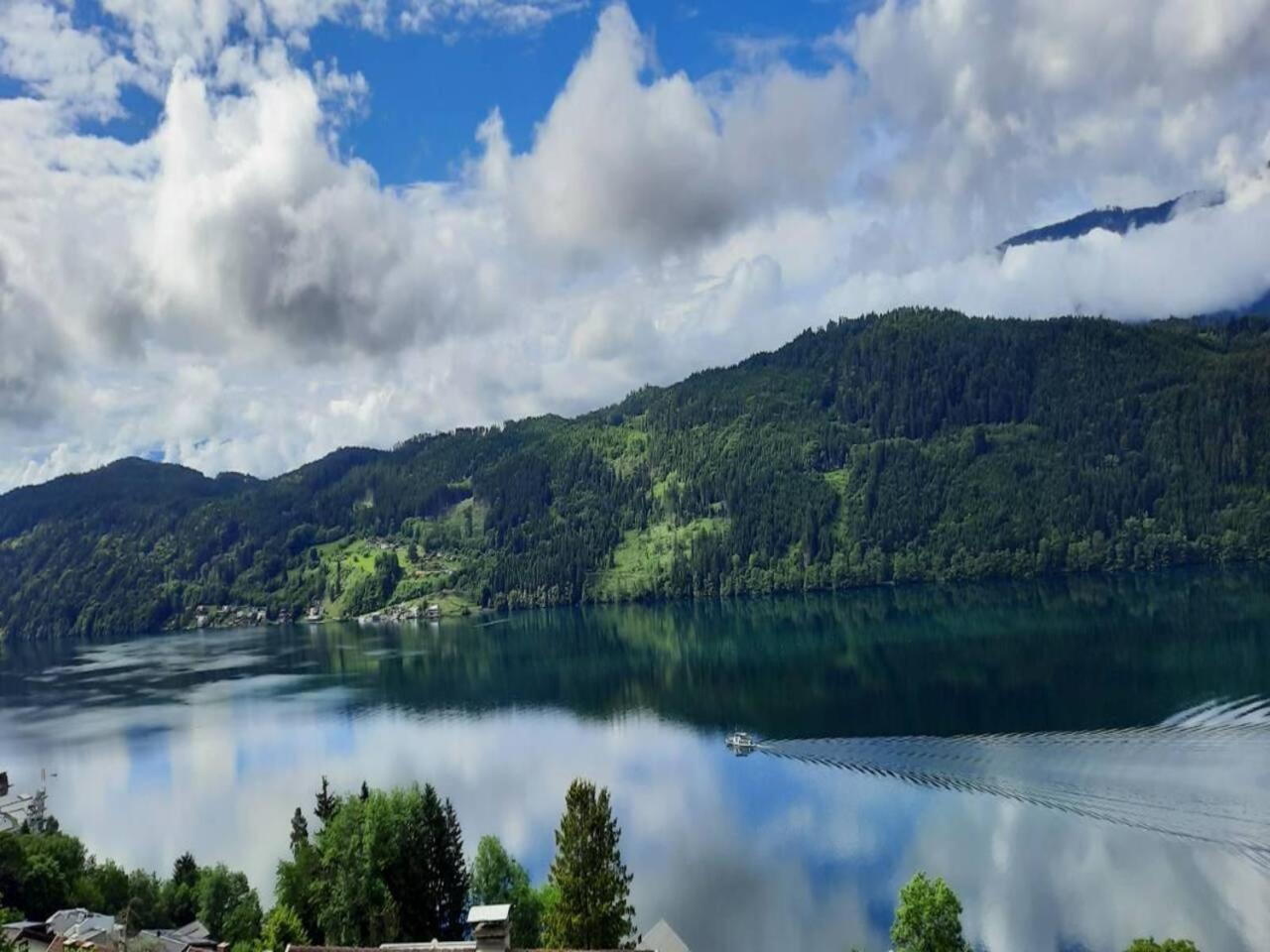 Haus Kraller-Urlaub Mit Seeblick Apartman Millstatt Kültér fotó