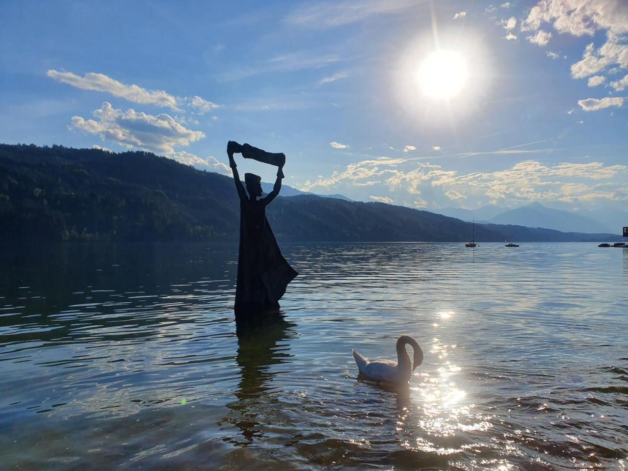 Haus Kraller-Urlaub Mit Seeblick Apartman Millstatt Kültér fotó